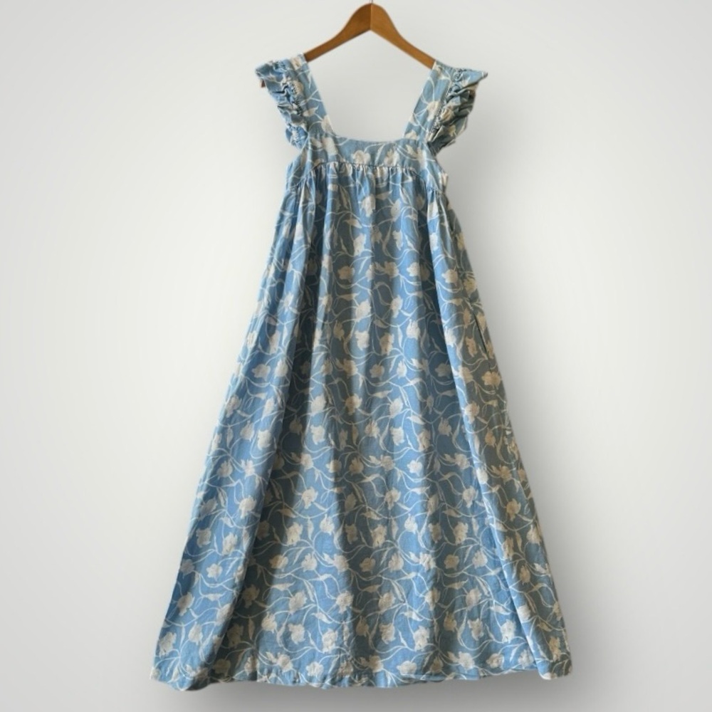 a new day Blue Floral Dress